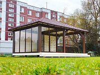 Застекленная беседка МОНБЛАН