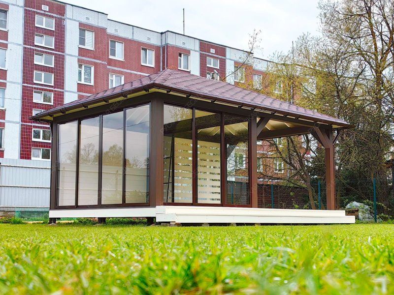 Застекленная беседка МОНБЛАН