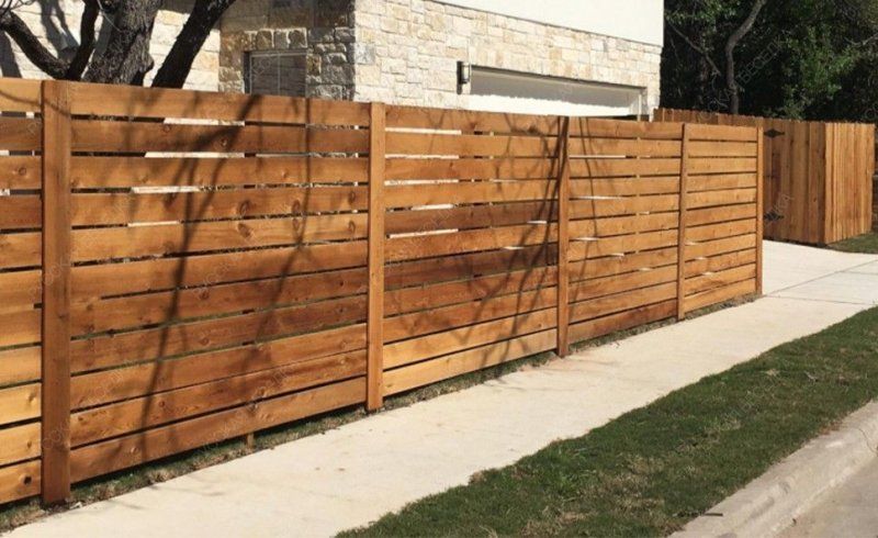 Забор №25 - горизонтальный