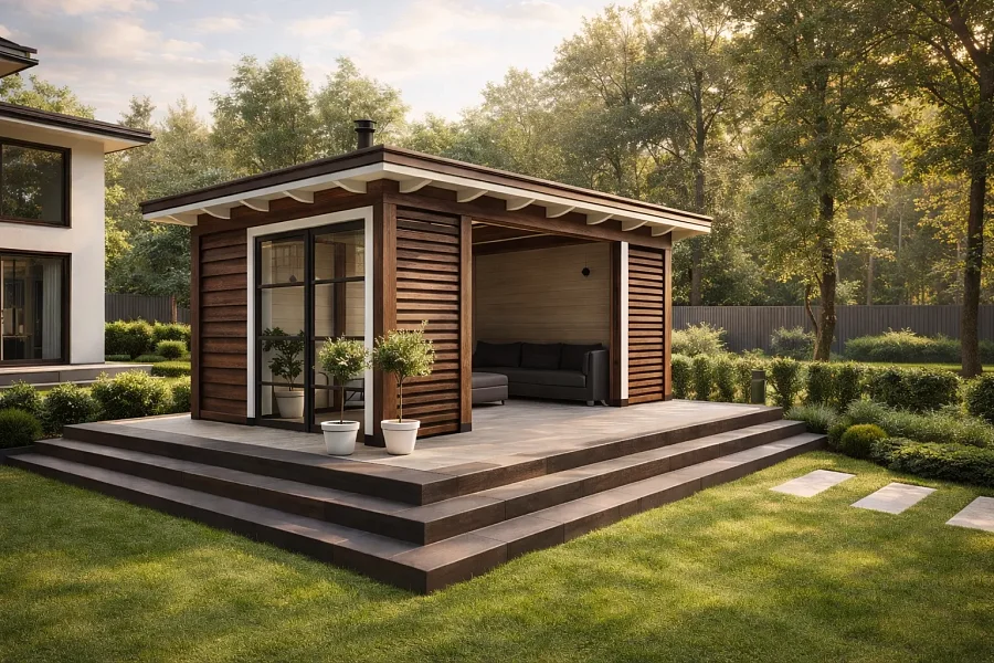 Прямоугольная беседка Оратория