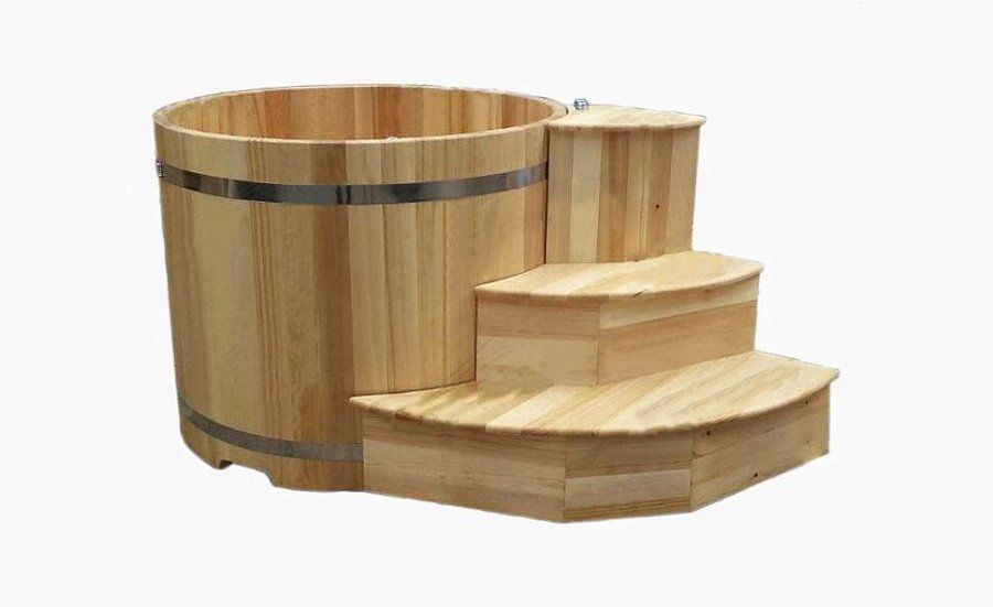 Купель круглая из кедра NK2023 1.2х1.2х1.2