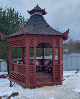 Шестигранная беседка Акита