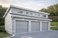 Гараж с ломаной кровлей Цитадель