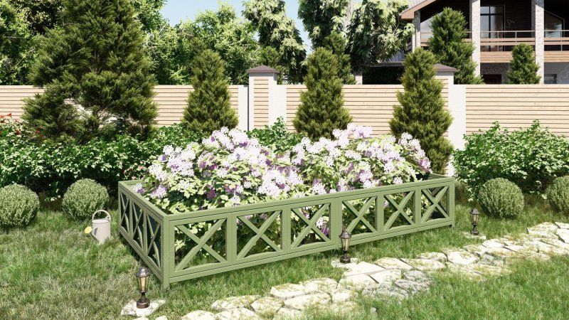 Забор деревянный декоративный Селявино