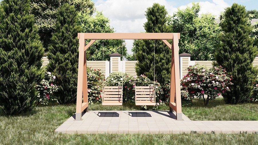 Садовые качели Клусово