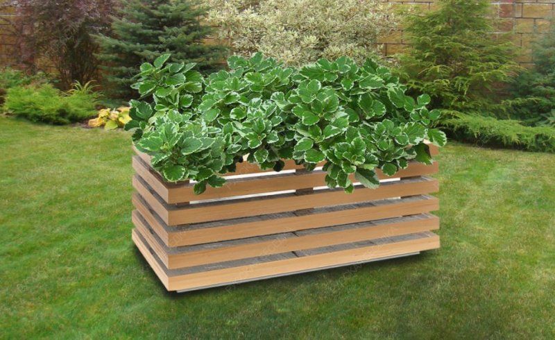 Деревянный вазон Борисово