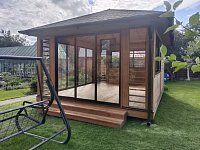 Закрытая беседка Гринхаус 4х5 Плюс
