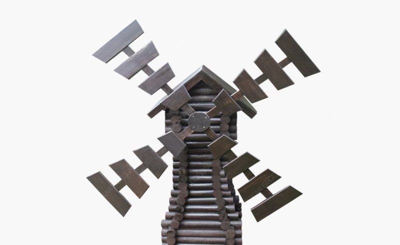 Декоративная мельница для декора сада