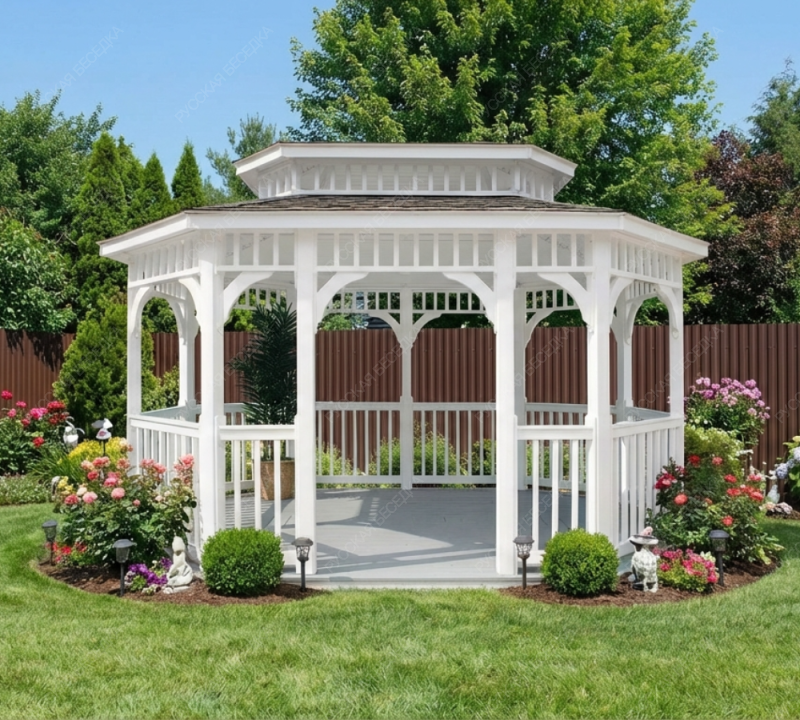 Овальная беседка Невеста