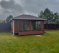 Закрытая беседка Балтика 4,5х6