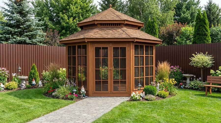 Закрытая беседка Гранат